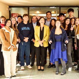 Almuerzos de rectores nacionales y estudiantes de primer año
