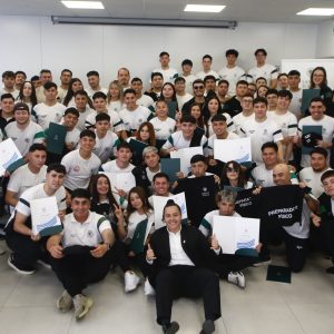 Ceremonia de Investidura y Certificación académica de Preparador Físico del CFT Santo Tomás Talca