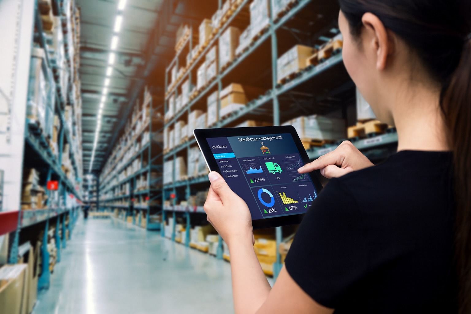 Logística con rostro de Mujer