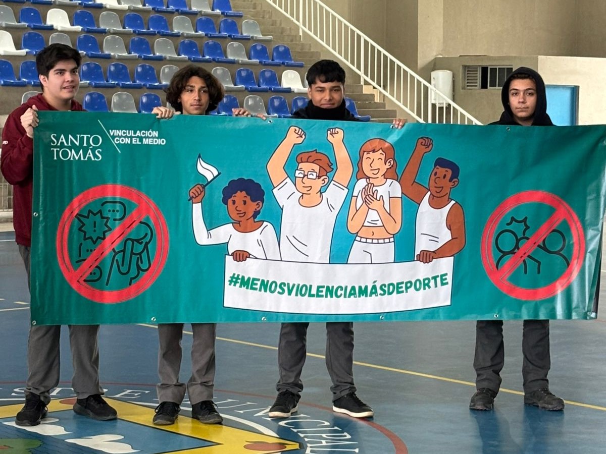 Tomasinos instalan el mensaje de “Menos Violencia Más Deporte”